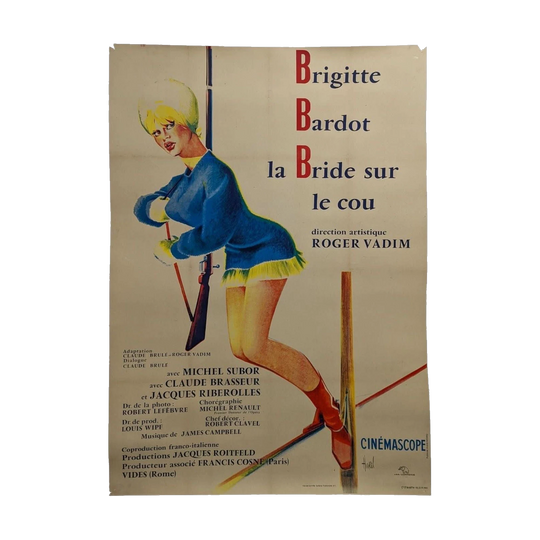 Brigitte Bardot La Bride Sue Le Cou