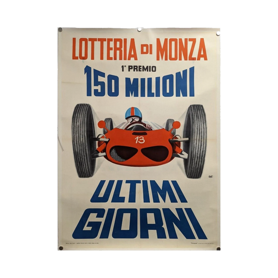 Lotteria di Monza 'Ultimi Giorni' with Printer's Proof Markings