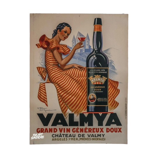 Valmya Grand Vin Genereux Deux — Henri le Monnier, 1937, France