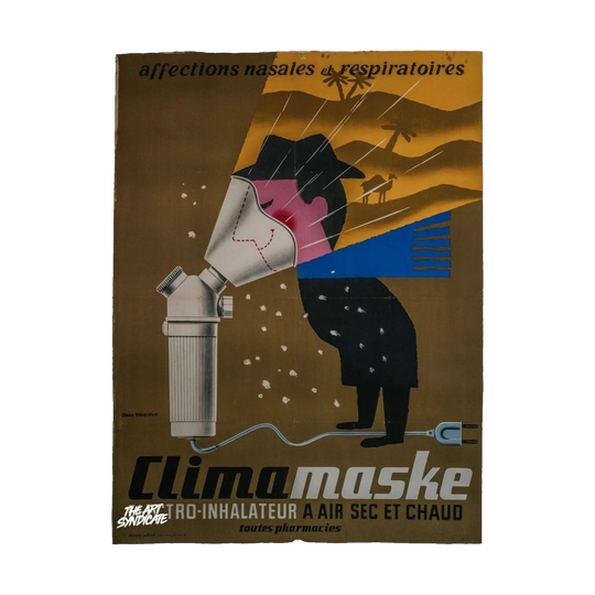 Climamaske by Jean Desaleux, France, circa 1950s