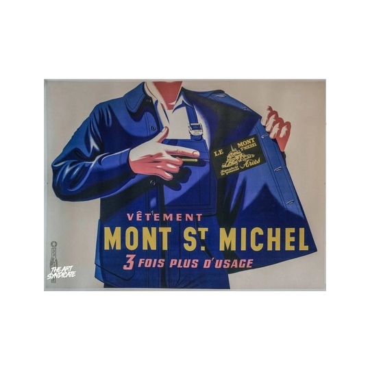 Mont St Michel, Anonymous, 1930, France