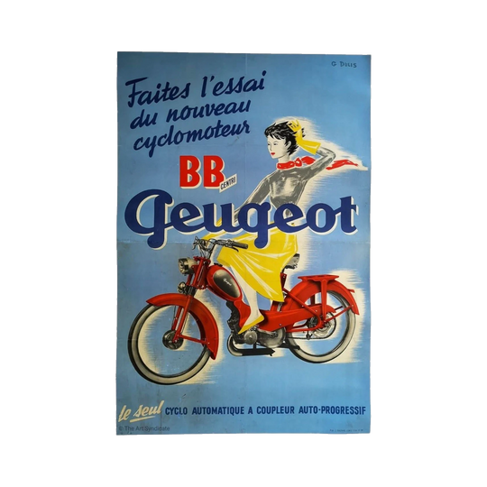 Peugeot Cyclo Automatique by G. Dulis, France, Circa 1958