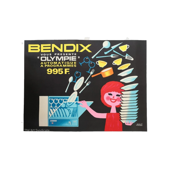Bendix Olympie by Herve Morvan, circa 1968, France