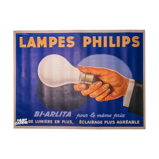 Lampes Philps, P. Benisard, France, Circa 1940