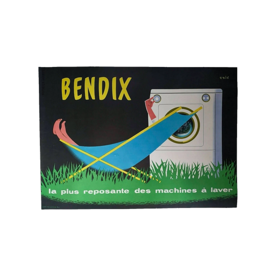 Bendix, France, Eric, circa 1950s — Linen-Backed, Archival Mount