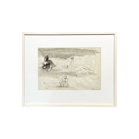 Constance Stokes Pen & Wash Drawing