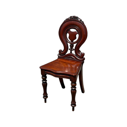 Victorian fine quality Mahogany Hall Chair
