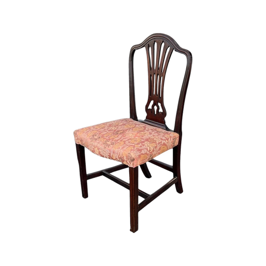 Hepplewhite mahogany chair  C. 1785