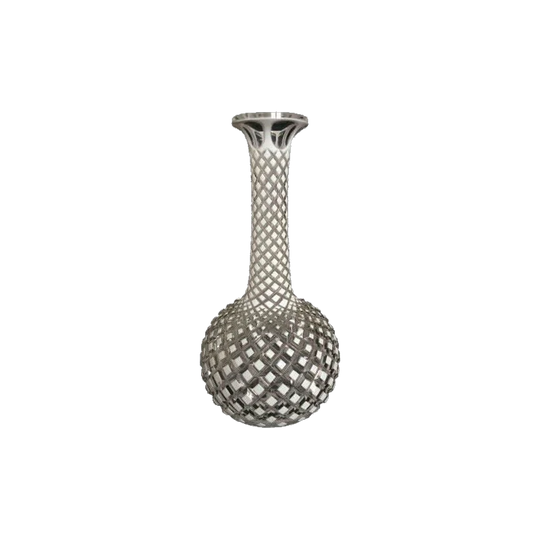 Victorian overlay vase, George Bacchus & Sons, Birmingham  c.1850