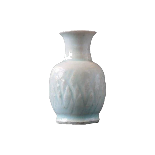 Song Qingbai vase, lotus petal carved, 12th-13th century AD