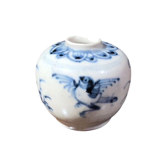 Hoi An Shipwreck: jarlet with birds, Chu Dau kilns, 15th century