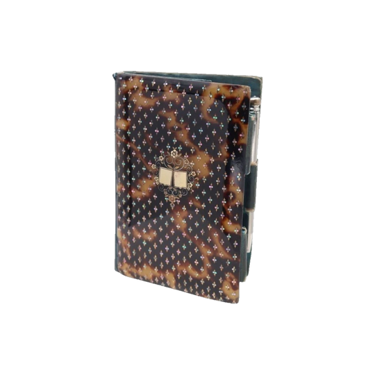 French inlaid tortoiseshell ladies aide memoire