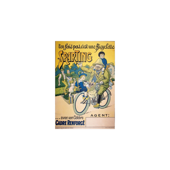 T’en fais pas, c’est une bicyclette Sparting