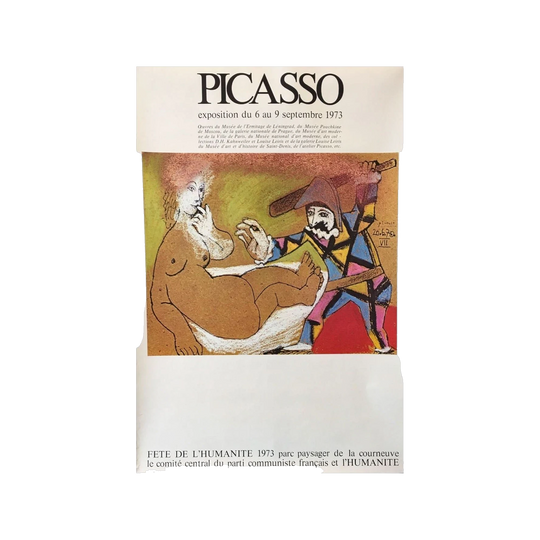 Picasso Exposition Fête de l'Humanité 1973