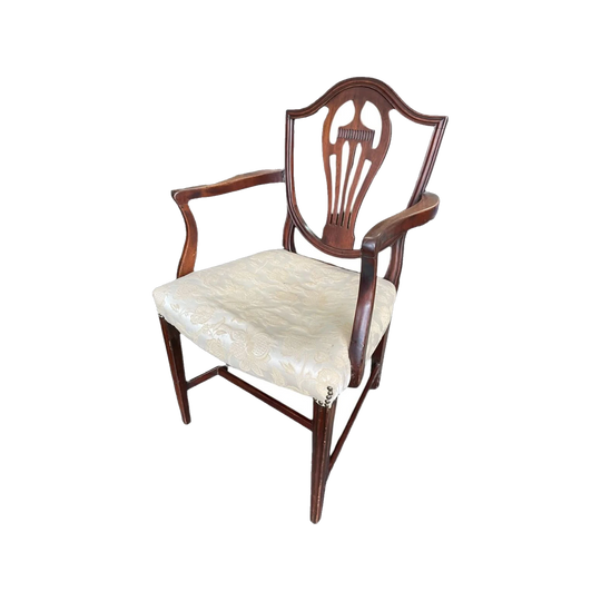 George III mahogany armchair, C. 1790