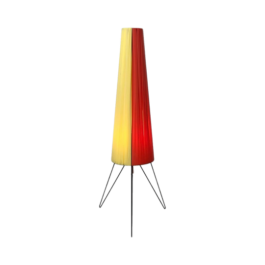 MID CENTURY 1950/60s 1mtr tall HAIRPIN RIBBON LAMP - ATOMIC
