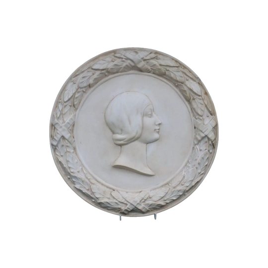 Plaster wall plaque
