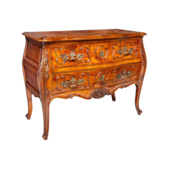 French thre-drawers commode