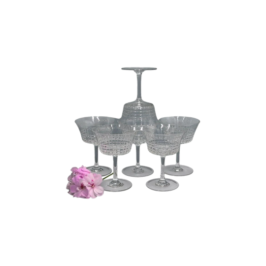 Crystal Champagne Coupes