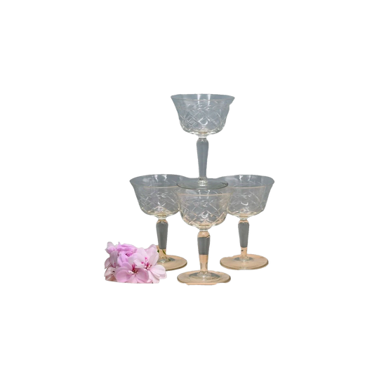 Crystal Champagne Coupes (Small)