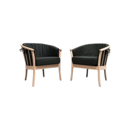 Pair of Mid Century Modern  Danish lounge chairs
