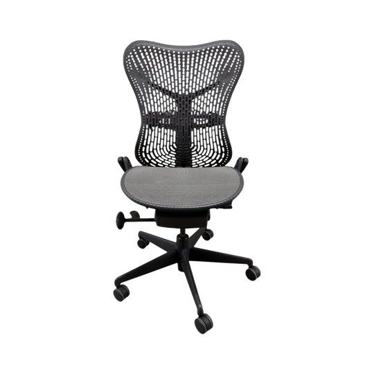 Herman Miller Mirra Office Chair no Arms - Graphite - Back Tilt Lock