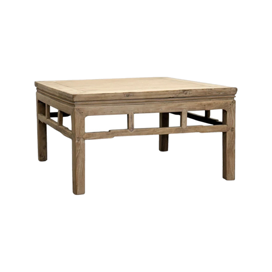 Vintage Square Elm Coffee Table I