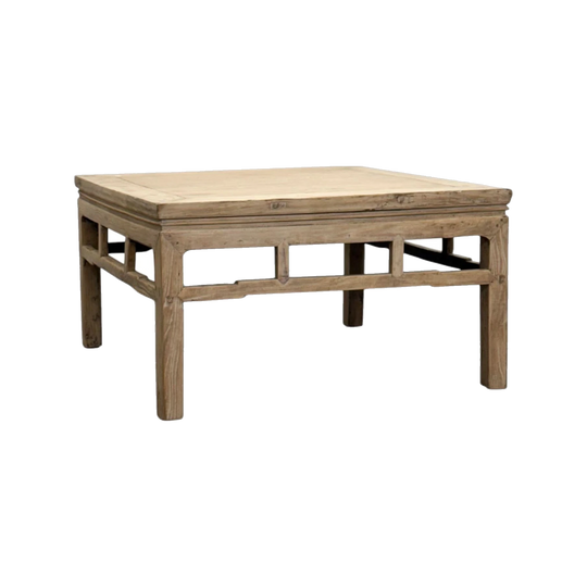 Vintage Square Elm Coffee Table I