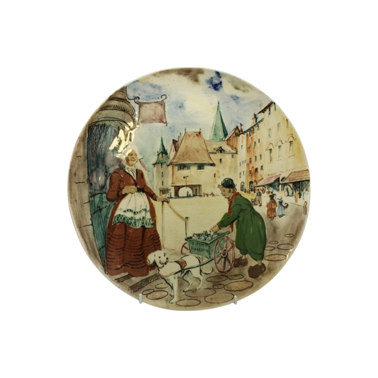 Very large Martin Boyd hand painted wall plaque