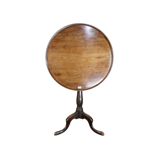 Georgian mahogany tripod legged tea table