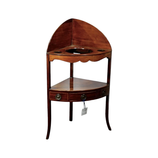 Georgian corner washstand