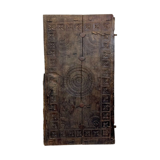 Carved Naga Door Panel