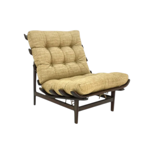 Brazilian Rosewood Armchair by Luiz Laufer for Moveis Pailar, 1950s