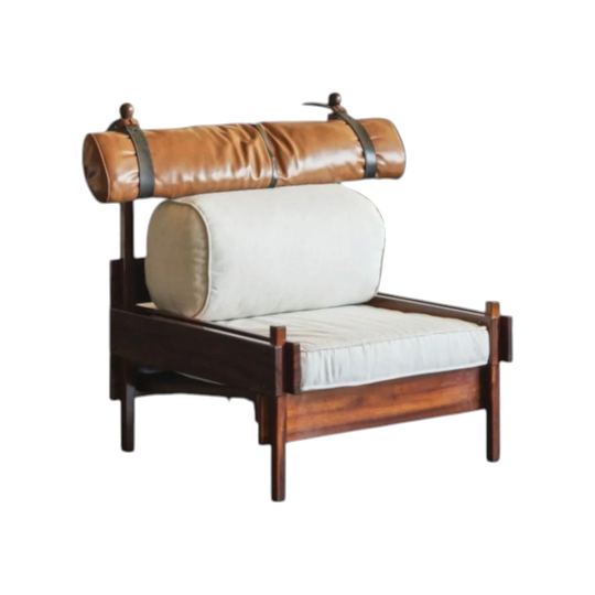 Sergio Rodrigues ‘Tonico’ Lounge Chair, Brazil, c. 1963 – Newly Reupholstered