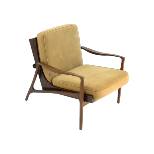Brazilian Rosewood Lounge Chairs by Liceu de Artes e Oficios, Brazil, c. 1950s