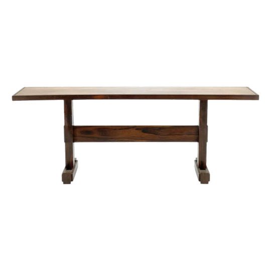 Fatima Arquitectura de Interiores Brazilian Rosewood Console Table, Brazil, 1960s