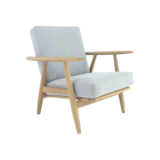 Hans Wegner GE240 Cigar Chair in Oak by Getama, Denmark, 1950s