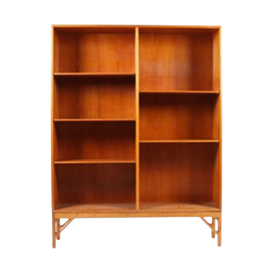 Børge Mogensen Large Teak and Oak Bookcase