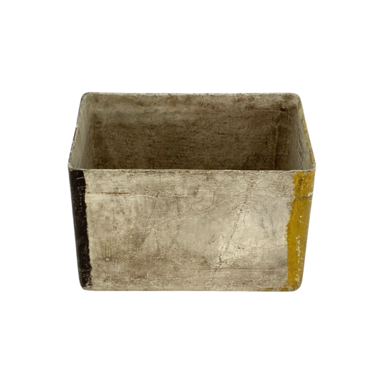 Willy Guhl for Eternit Brazil Trough Planter, Yellow and Black, 1970s