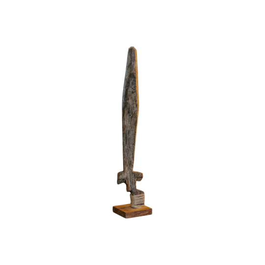 Modernist Wood Sculpture
