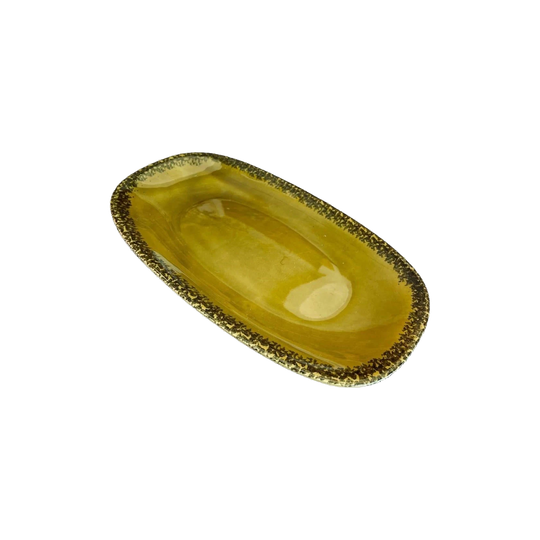 Olive Gien Oval Servir Plate