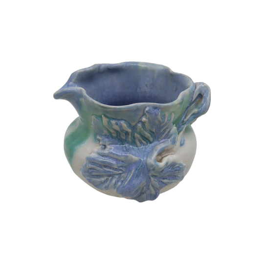 Castle-Harris jug with applied grapes and grape leaf