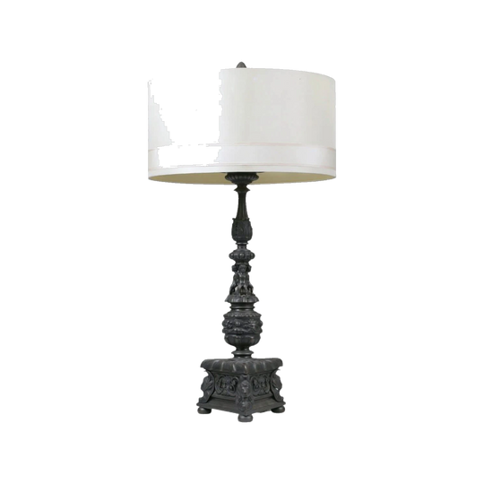 Early 20th Century Four-Light Bronze Lamp by The Sterling Bronze Co., New York