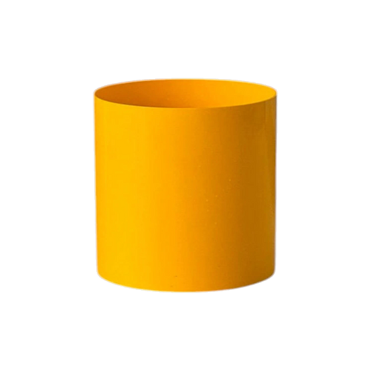 Kartell Model 4660 Waste Paper Bin by Gino Colombini, Italy, 1970s, Yellow