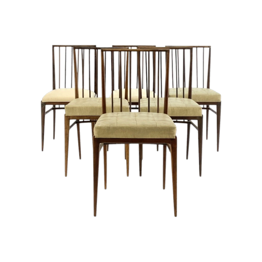 Giuseppe Scapinelli Brazilian Rosewood Dining Chairs
