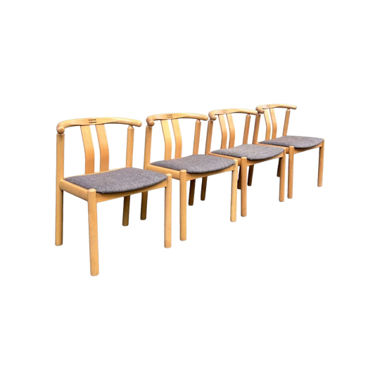 4 x Danish Dining Chairs by Boltinge Stolefabrik