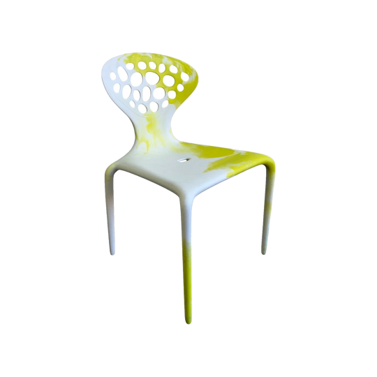 Moroso Supernatural Chair by Ross Lovegrove – Bi-Colour White/Yellow (2005)