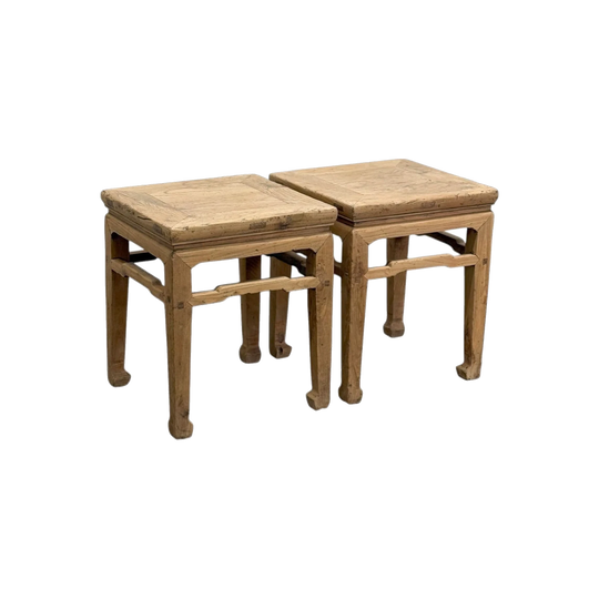 Raw Elm Side Table I, Natural Elm.