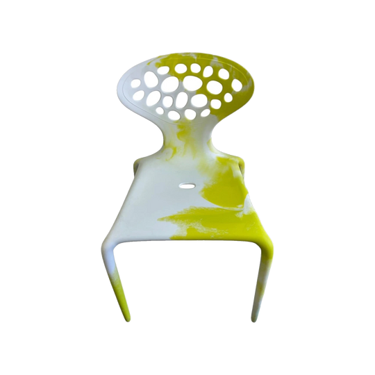Moroso Supernatural Chair by Ross Lovegrove – Bi-Colour White/Yellow (2005)