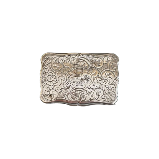 Antique Scottish silver snuff box